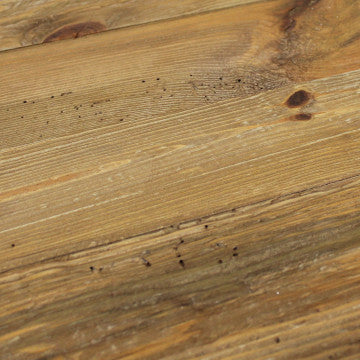 Tavolino in legno di pino riciclato, 120x61x43 cm, colore marrone