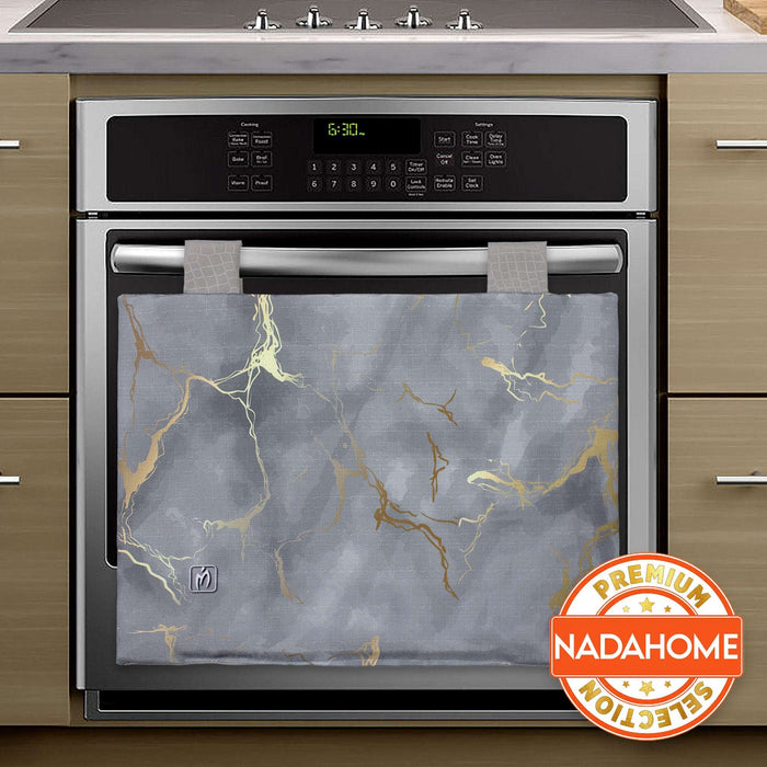 Copriforno cucina imbottito effetto marmo stampa digitale marmorizzato 7043