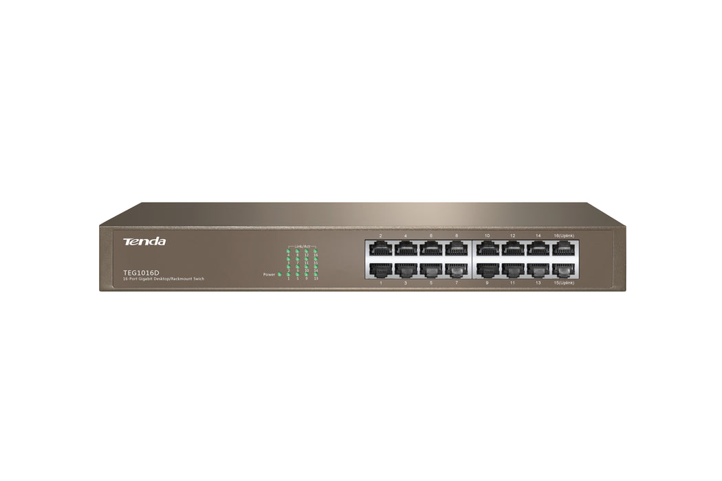 Switch di Rete 16 Porte Gigabit 10/100/1000 Mbps