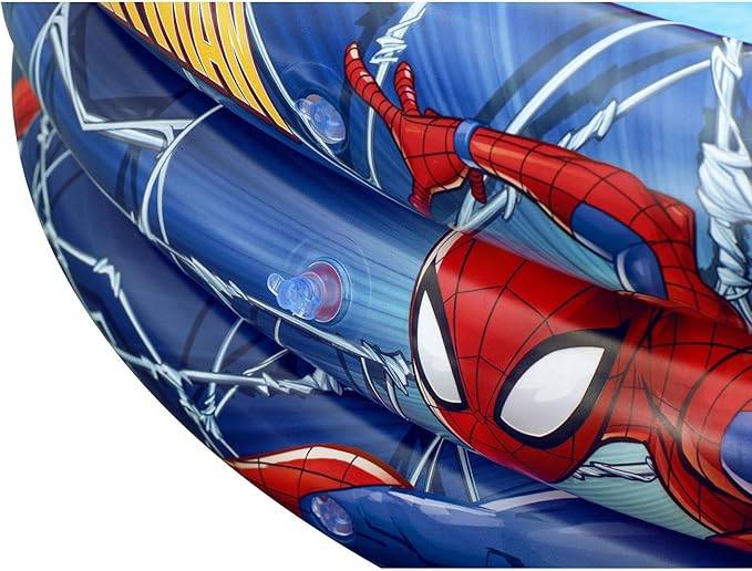 Piscina Gonfiabile Spider-Man 3 Anelli – Ø 122x30 cm in PVC