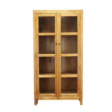 Mobile in legno di mogano, 100 cm lunghezza, 42 cm profondità, 195 cm altezza