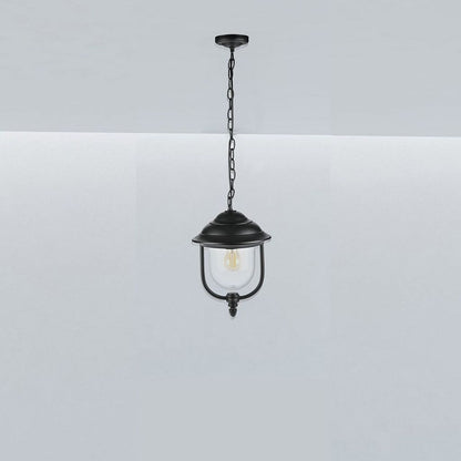 V-TAC Lampada LED da Soffitto a Lanterna E27, L 890mm, Nero, IP44, Max 60W