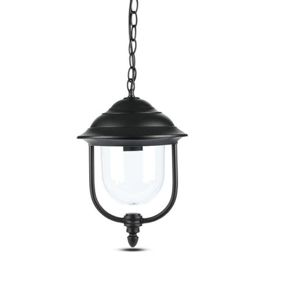 V-TAC Lampada LED da Soffitto a Lanterna E27, L 890mm, Nero, IP44, Max 60W