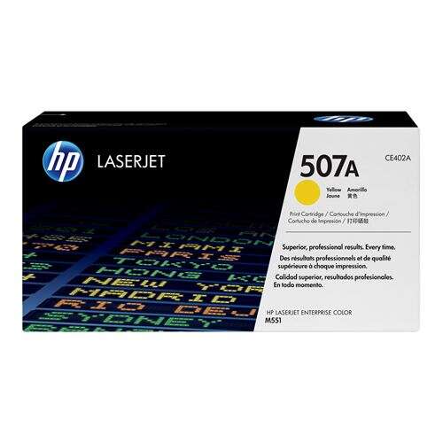 HP CE402A Giallo Cartuccia Toner Originale - 507A