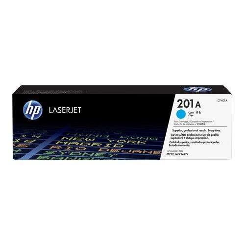 HP CF401A Ciano Cartuccia Toner Originale - 201A