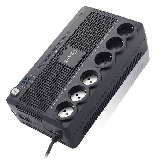 L-Link LL-700-G6 UPS 700VA con 6 Prese Schuko