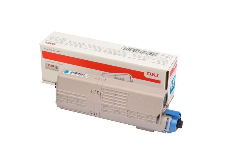 OKI C532DN/C542DN/MC573DN/MC563DN Ciano Cartuccia Toner Originale - 46490403