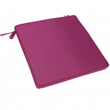 Cuscino seduta sfoderabile idrorepellente poliestere 45x50x4 cm