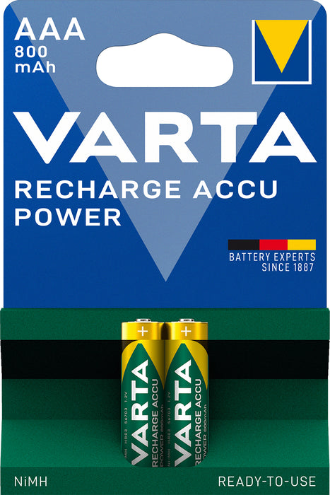 Pile Ministilo AAA Ricaricabili 800mAh Varta 2pz