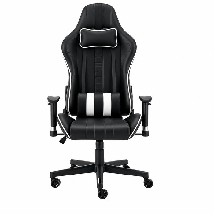 Sedia Gaming MomoDesign Bianco Nero Ecopelle