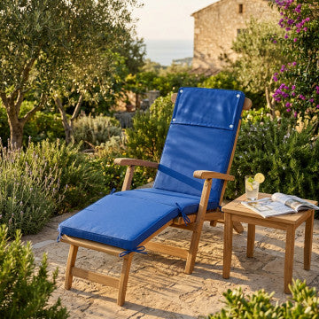 Cuscino sfoderabile in poliestere idrorepellente 49x175x4 cm