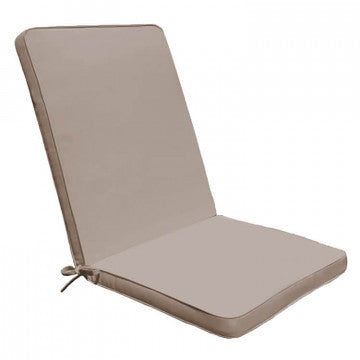 Cuscino sfoderabile in poliestere idrorepellente 90x40 cm spessore 4