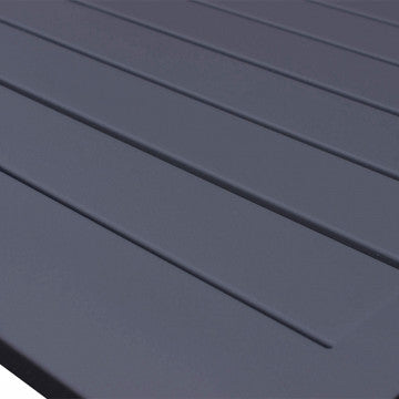 Salotto Angolare Surabaya Poliestere Antracite 213x86x82h cm