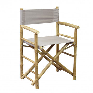 Regista in bamboo marrone 60x44x88 cm struttura in legno
