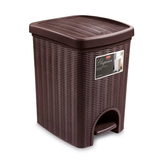 Pattumiera da cucina 20L – Effetto midollino, vari colori