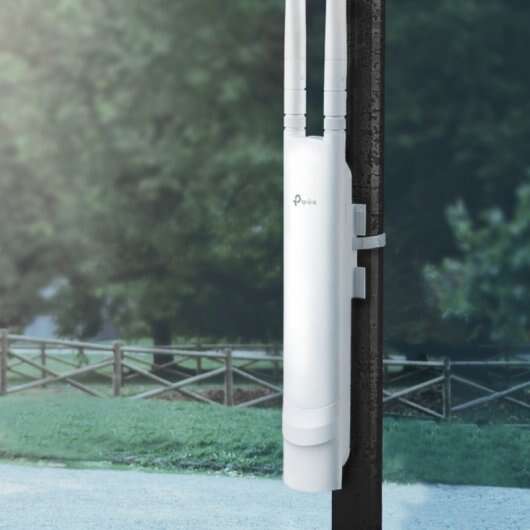 TP-Link Punto di Accesso per Esterno Wireless N a 300Mbps - Tecnologia MIMO 2x2 - Supporta PoE Passivo - 2 Antenne Esterne
