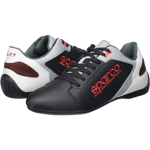 Scarpe Sparco SL-17 nero rosso vista frontale