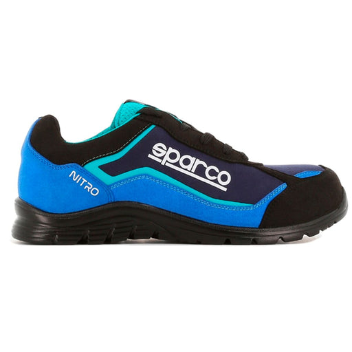 Scarpe di sicurezza Sparco Nitro Petter azzurro nero laterale