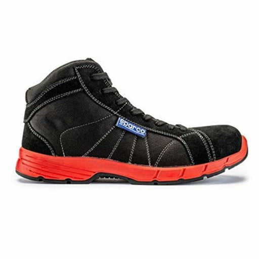 Pantofole Sparco CHALLENGE-H nero con suola rossa, taglia 44