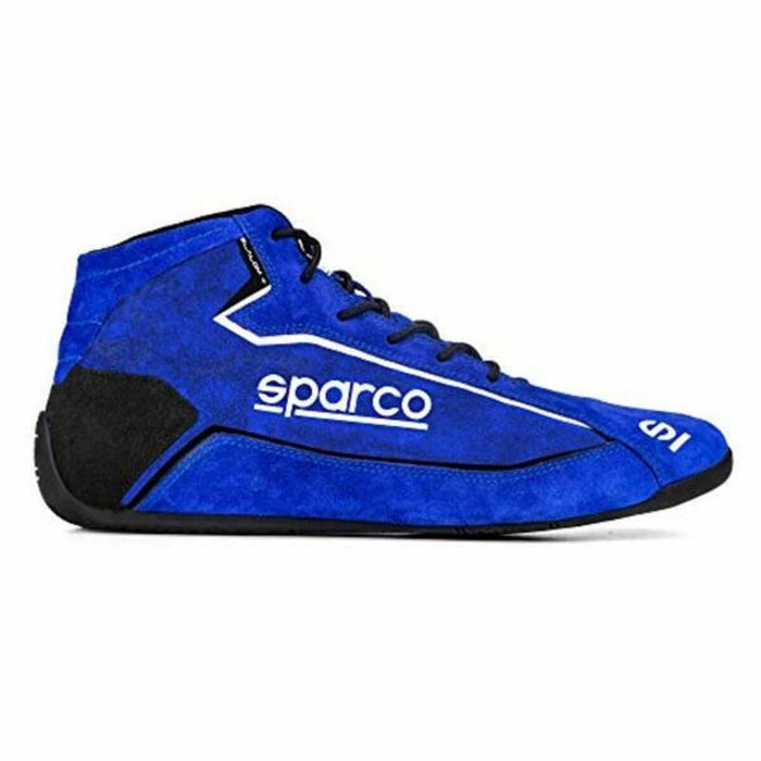 Stivali Racing Sparco azzurri con logo bianco