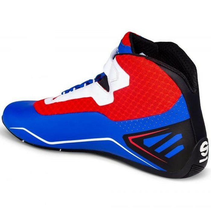 Stivali Racing Sparco K-RUN azzurro rosso lato destro