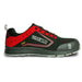 Scarpe sportive Sparco nero rosso vista laterale