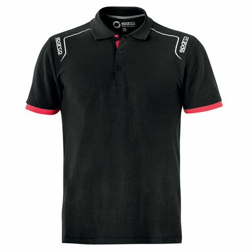 Polo a Maniche Corte Sparco TECH STRETCH Nero XXL