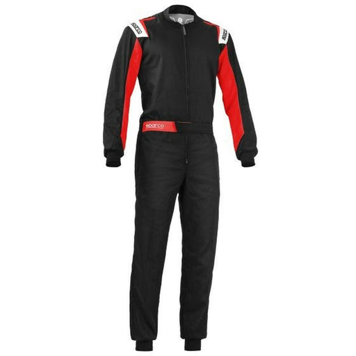 Tuta Racing per Bambini Sparco Rookie Nero Rosso 120