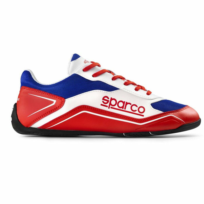 Stivali Racing Sparco S-POLE T rosso bianco azzurro