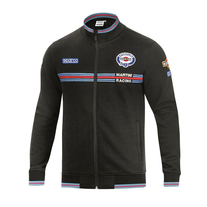 Felpa con cappuccio Sparco Martini Racing nera