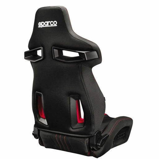 Sedile Racing Sparco R333 nero rosso retro