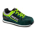 Scarpa Sparco GYMKHANA SEB verde giallo frontale