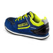 Scarpa Sparco GYMKHANA blu e gialla vista posteriore