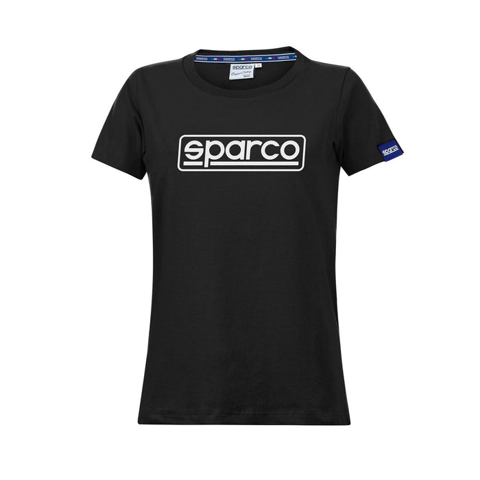 Maglia a maniche corte donna Sparco LADY FRAME nera taglia S