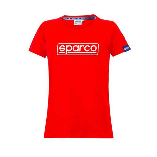 Maglia a maniche corte Sparco LADY FRAME rossa taglia L