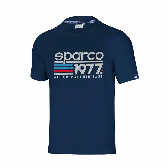 Maglia a maniche corte Sparco blu marino