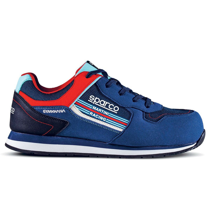 Scarpe Sparco Gymkhana Martini Racing azzurre vista laterale