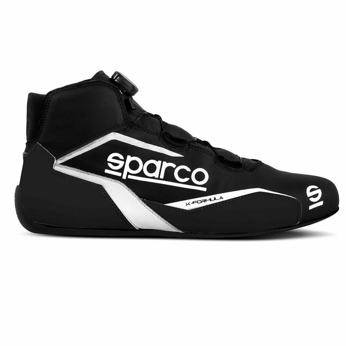 Stivali Racing Sparco S00129836NRBI Nero, vista laterale