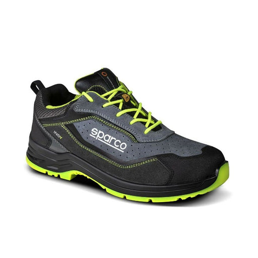 Scarpe di Sicurezza Sparco INDY S1P ESD giallo grigio laterale