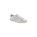 Scarpe da tennis Sparco S-TIME bianche e verdi vista frontale