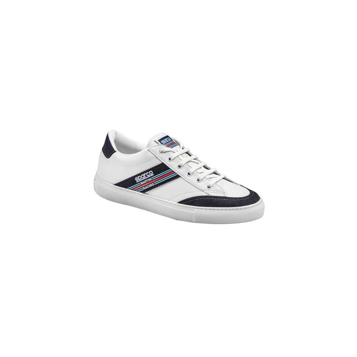 Scarpe da tennis Sparco Martini Racing bianche vista angolare