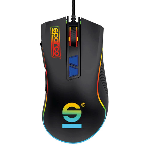 Mouse Gaming Sparco Nero 7200 dpi con luci RGB