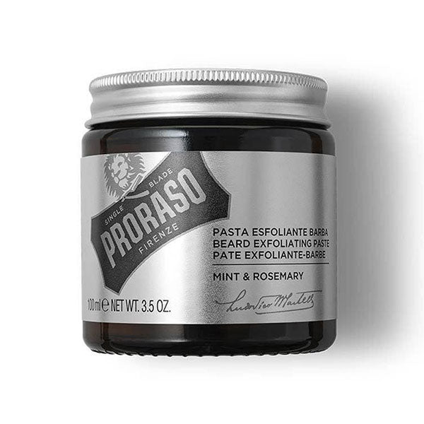 PRORASO PASTA ESFOLIANTE BARBA MINT & ROSEMARY 100 ML