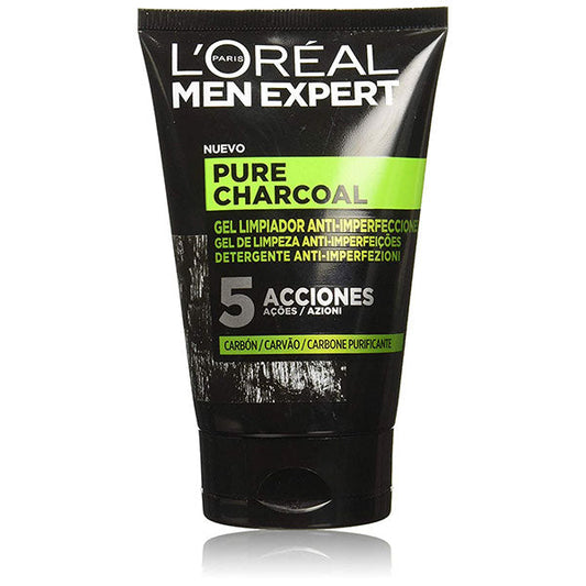 L'Oreal Men Expert Purecharcoal Gel Anti Imperfezioni 100 Ml