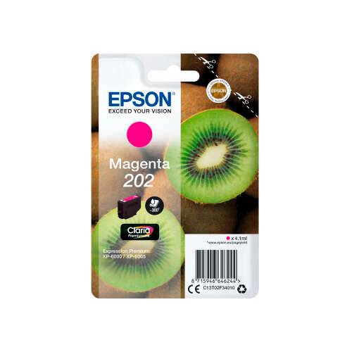 Epson 202 Magenta Cartuccia d'Inchiostro Originale - C13T02F34010