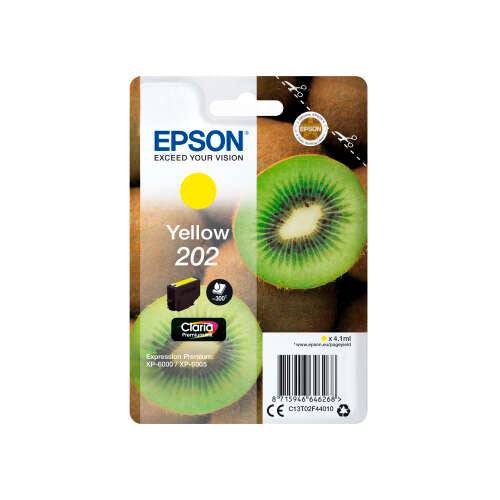 Epson 202 Giallo Cartuccia d'Inchiostro Originale - C13T02F44010