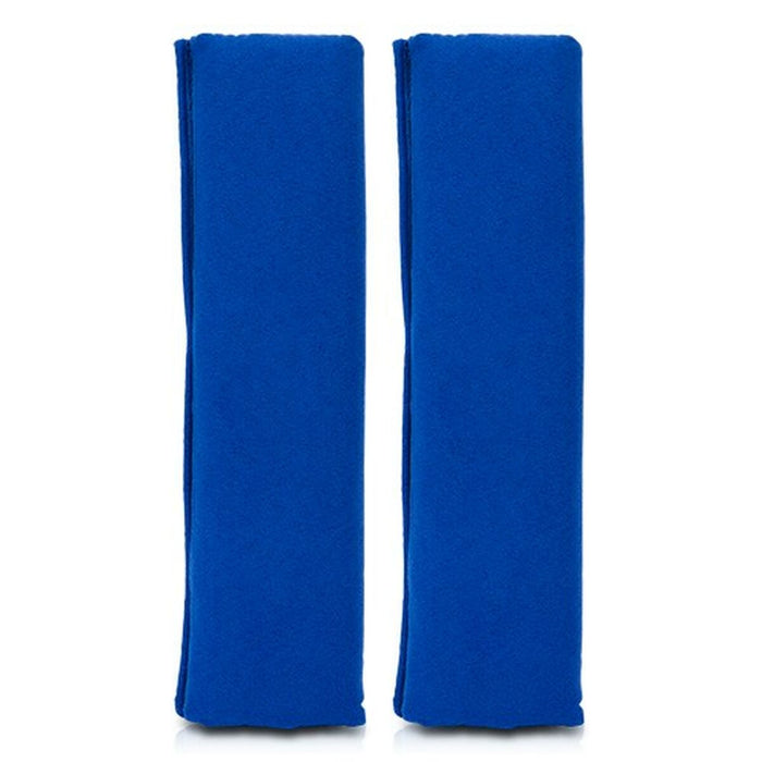 Cuscinetti Sparco velluto azzurro, vista laterale