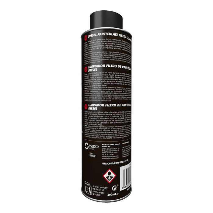 Detergente Filtro Antiparticolato Sparco 300 ml istruzioni