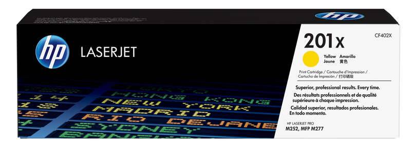 HP CF402X Giallo Cartuccia Toner Originale - 201X