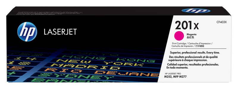 HP CF403X Magenta Cartuccia Toner Originale - 201X